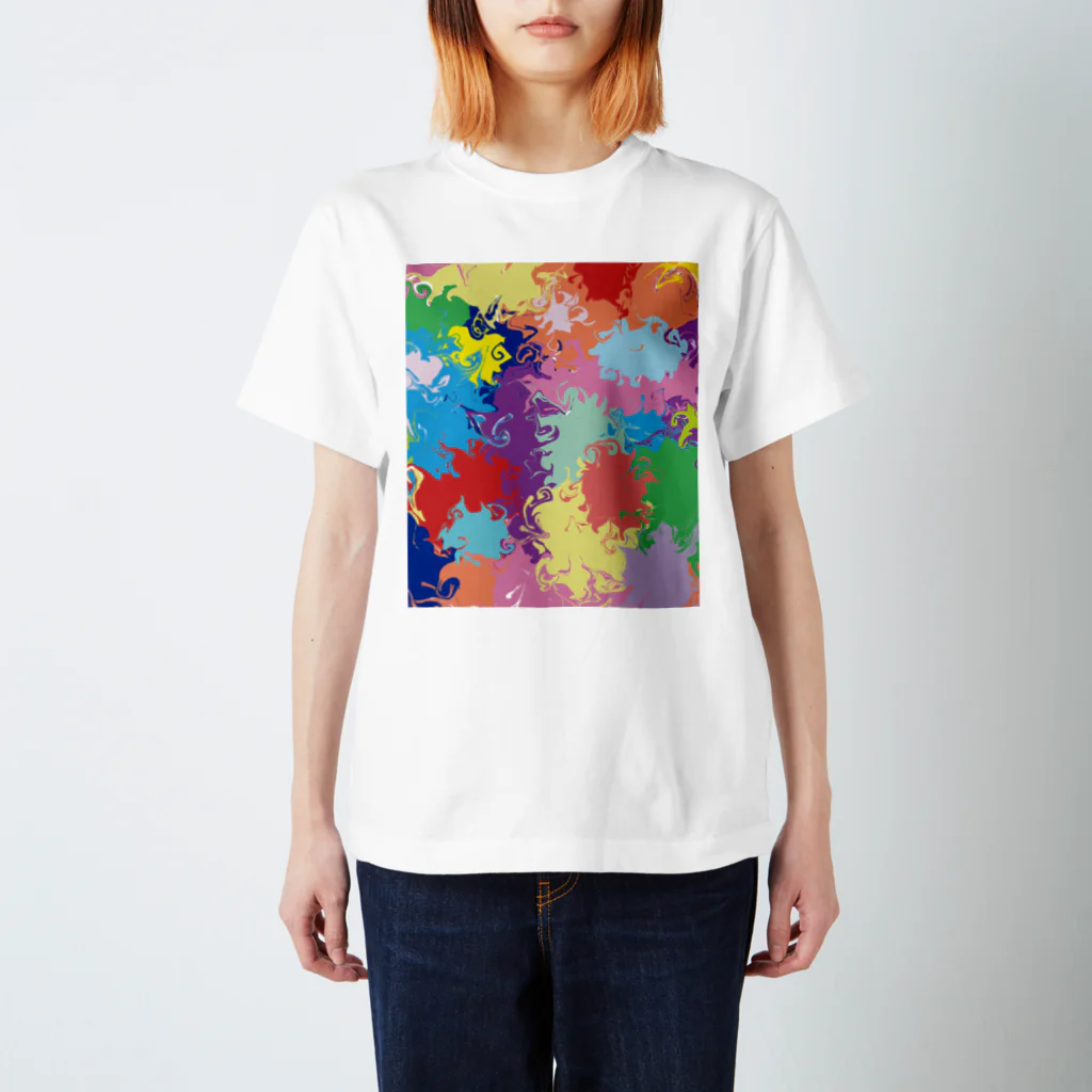 nanairoのmarbling Regular Fit T-Shirt