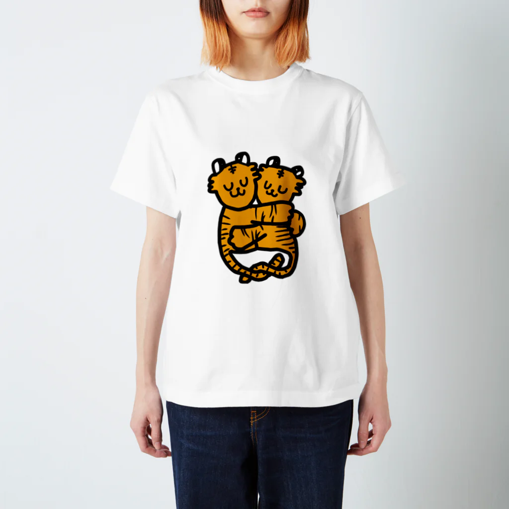 わりかし深夜テンションマーケットのはなさないよ、とらくん スタンダードTシャツ