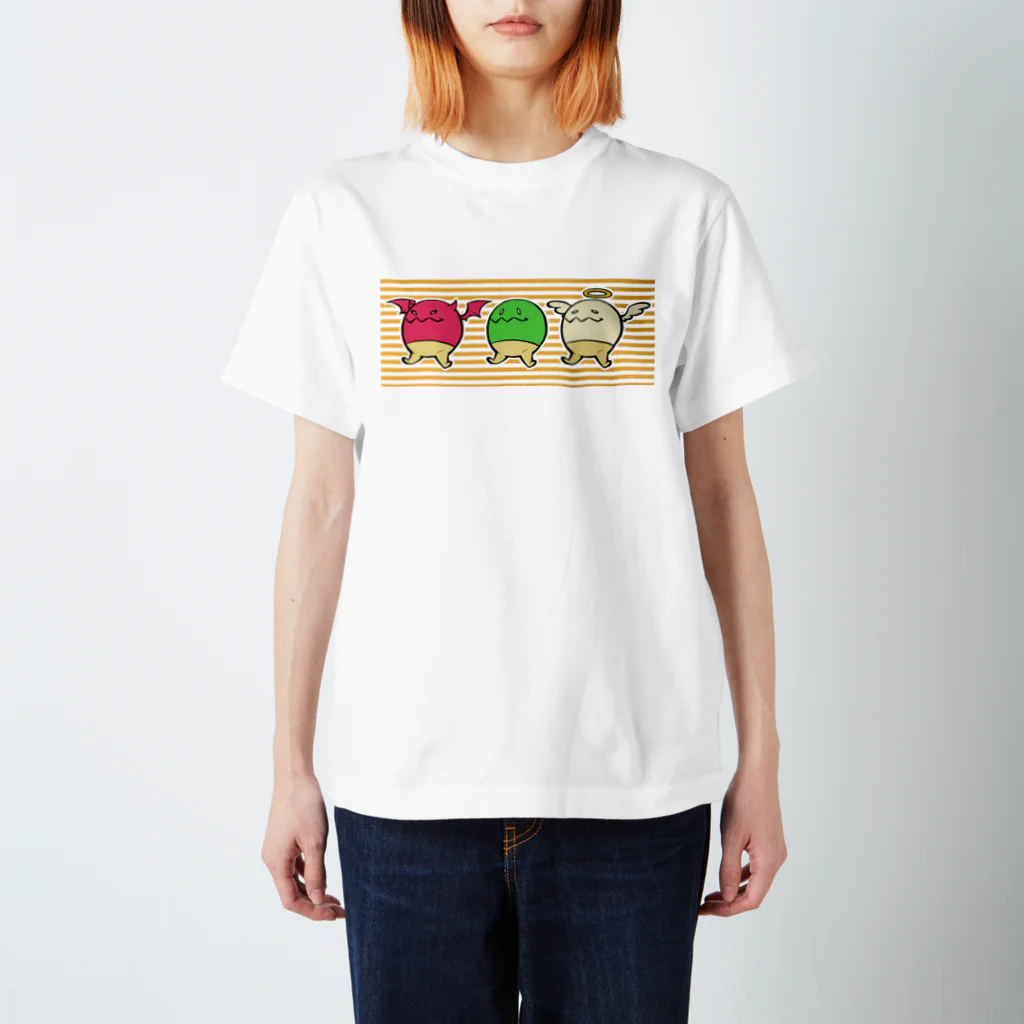 薮乃ランのかぷ丸トリオ（黄） Regular Fit T-Shirt