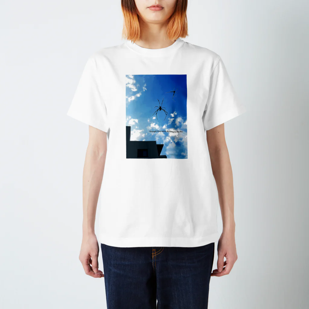 Graphic Design +αのクモと雲 スタンダードTシャツ