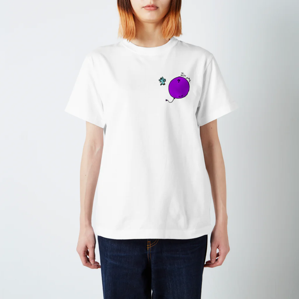 PLAY clothingのHELP BALLOON PU Regular Fit T-Shirt