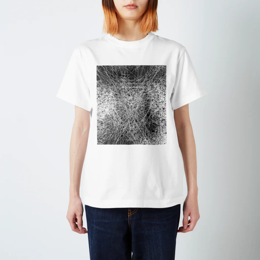 oka__のモノクロ Regular Fit T-Shirt