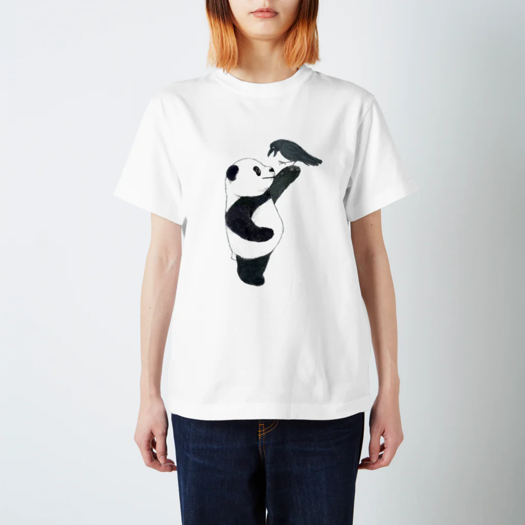 すなぱんだの子ぱんだカラス Regular Fit T-Shirt