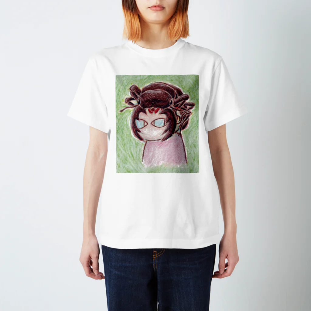 Fish Slapping Clubの髪形鍬形 スタンダードTシャツ