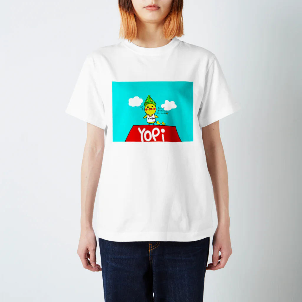 ぴよこくらぶのよぴ Regular Fit T-Shirt