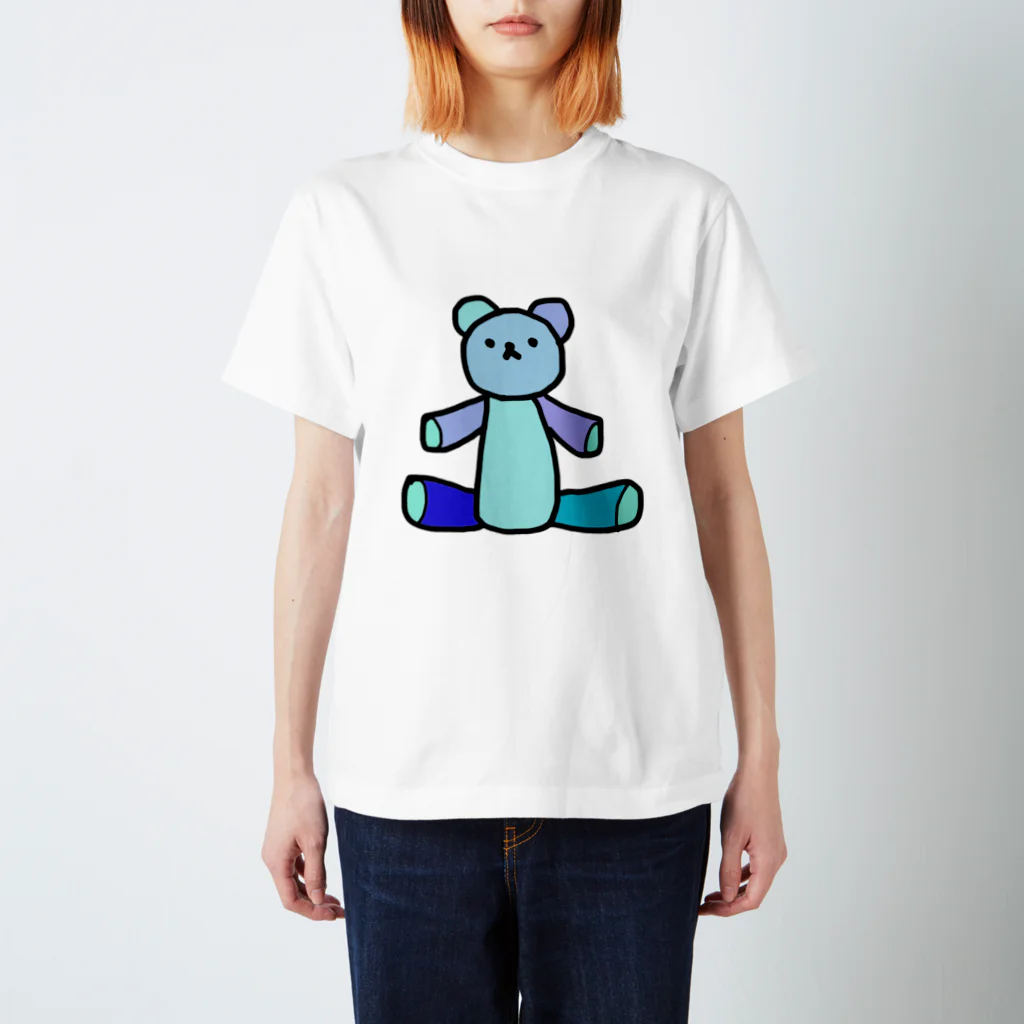 marlendのブルーなテディベア スタンダードTシャツ