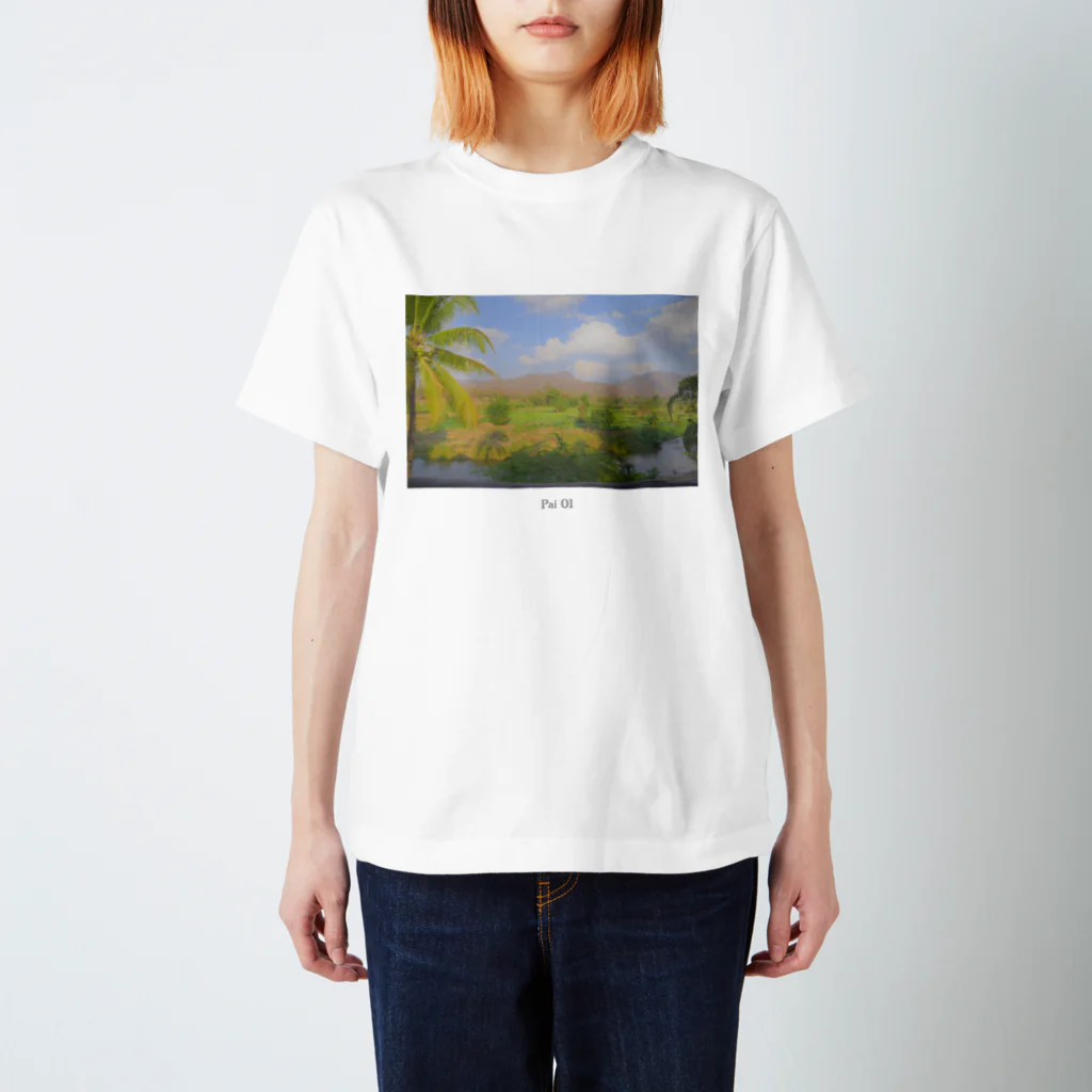 旅ごころのPai 01 / landscape スタンダードTシャツ