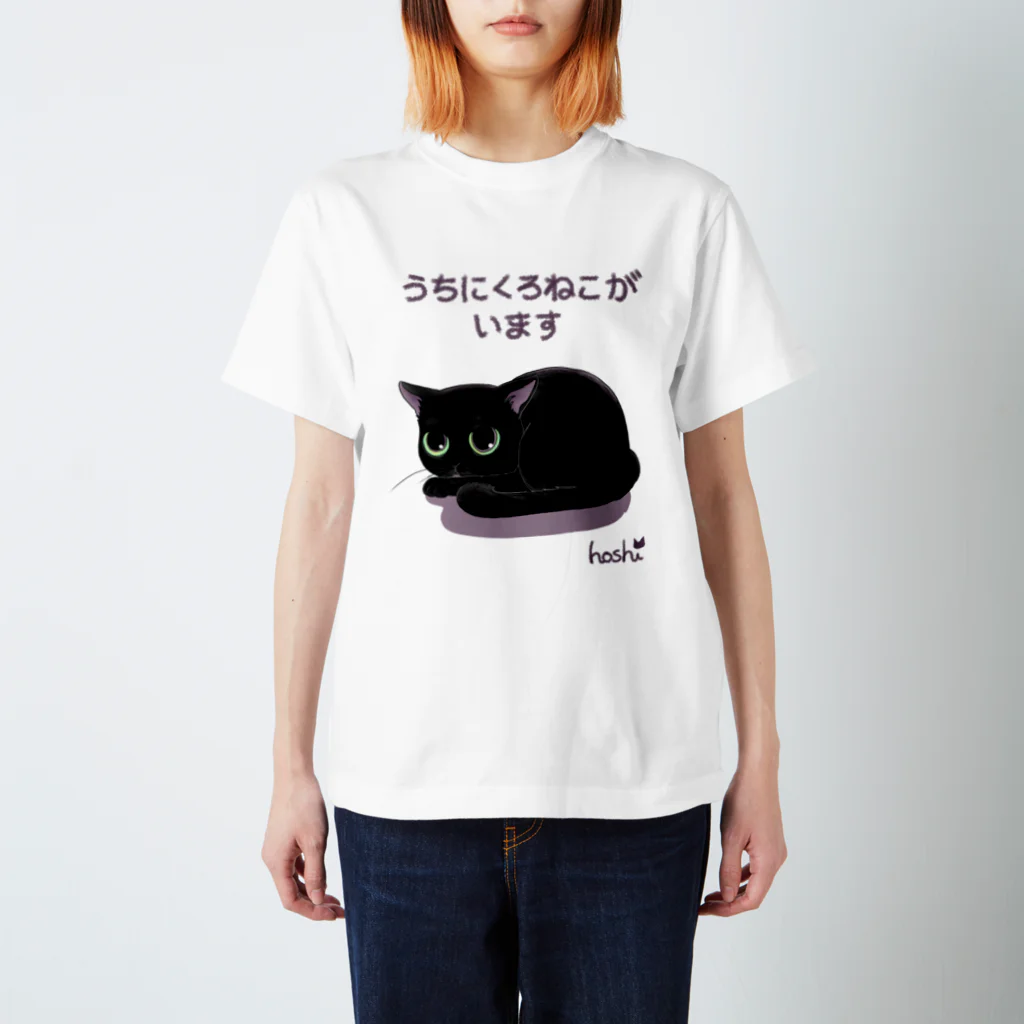 くろねこ倶楽部のうちにくろねこがいます Regular Fit T-Shirt