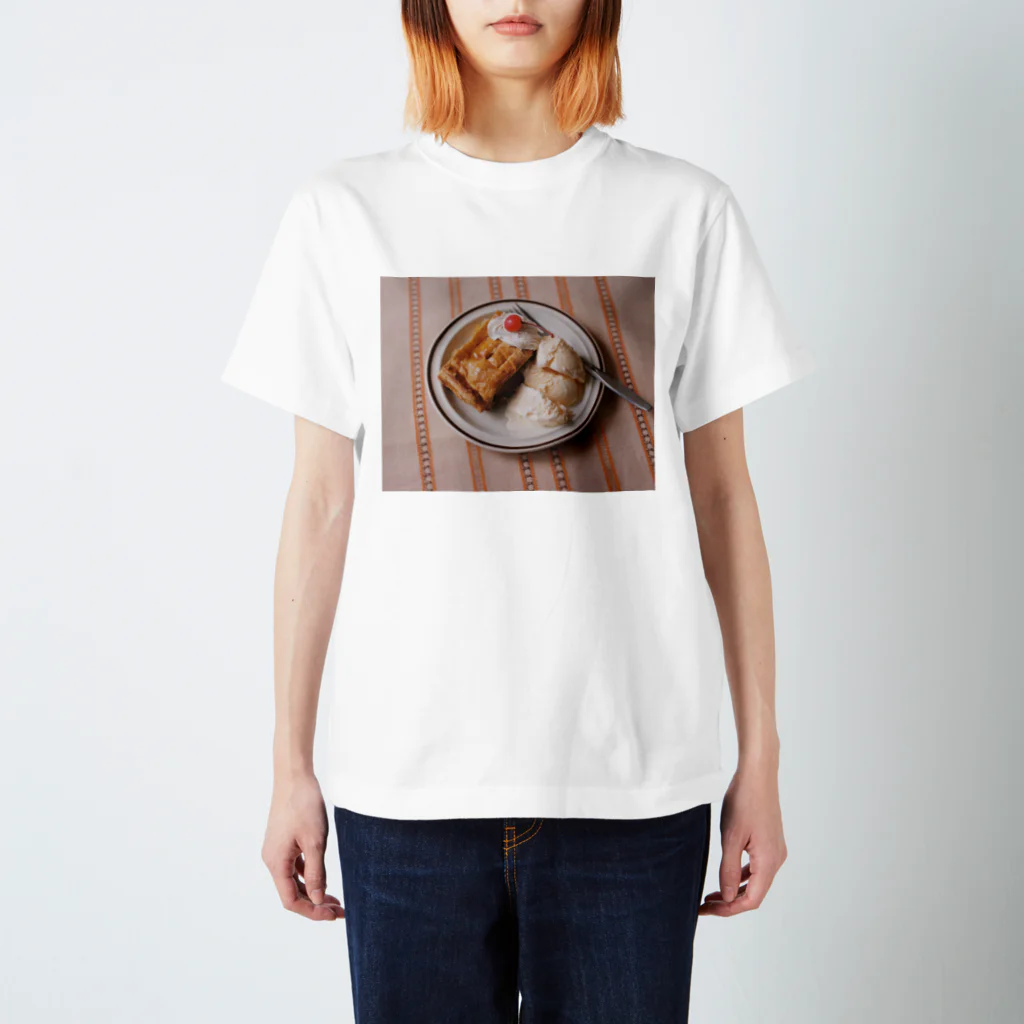 Kensuke Hosoyaのアップルパイ&バニラアイス スタンダードTシャツ