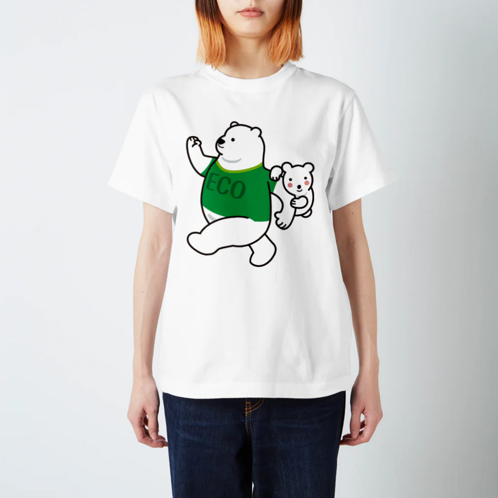 しろくま屋のしろくま君02 スタンダードTシャツ