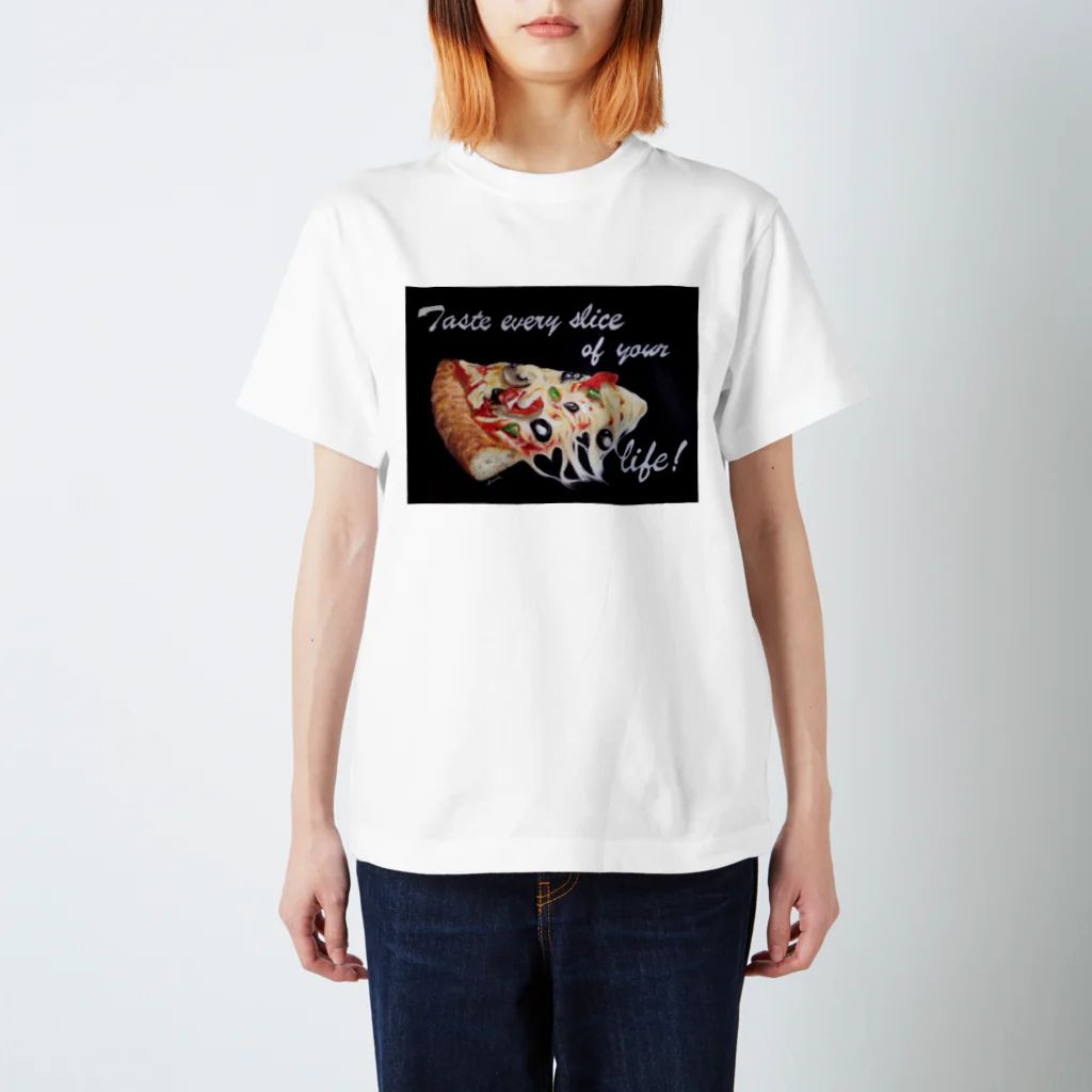 SachiYoshimotoのTaste every slice of your life! Regular Fit T-Shirt