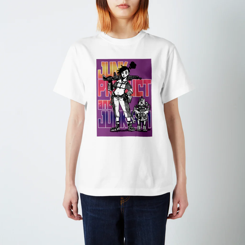 Jackpot-Artsのサイバーパンクジャンキー Regular Fit T-Shirt