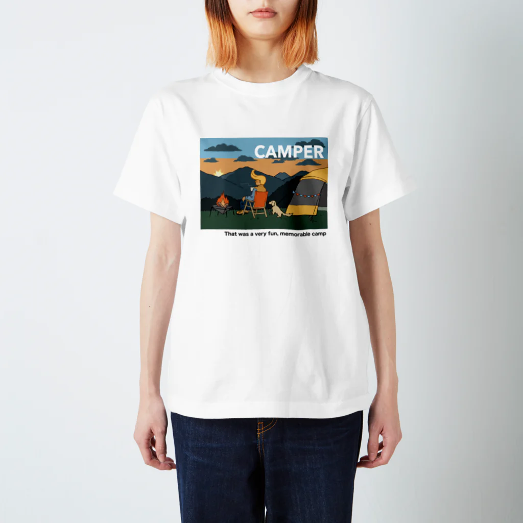 US-towingのCAMPER_朝 スタンダードTシャツ