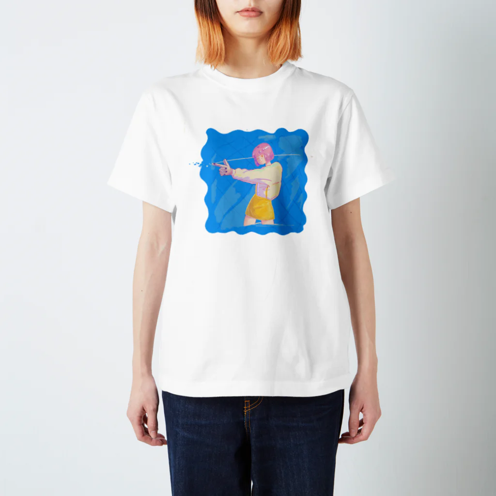 KonKonのばきゅーーーーーん Regular Fit T-Shirt