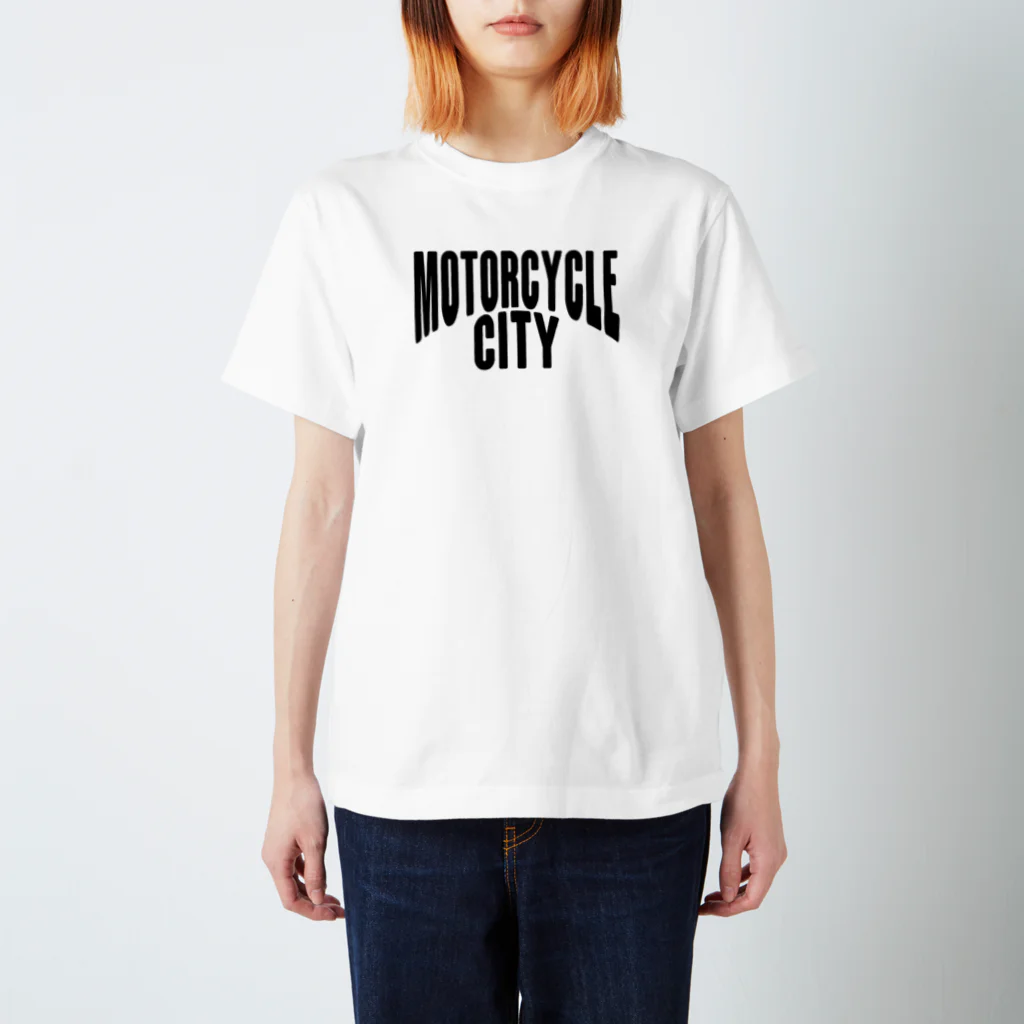 tw_and_cherryのmotorcycle-city Regular Fit T-Shirt