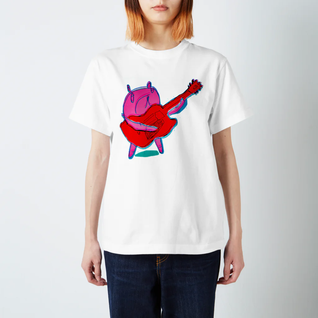 kumaku9のぎたーくまく Regular Fit T-Shirt