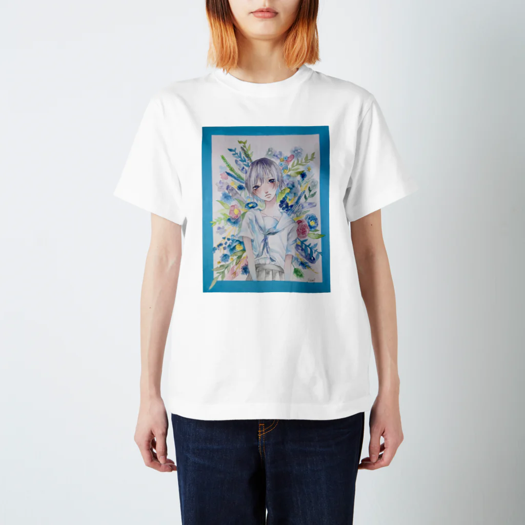 SUISOU by yurariのFlower スマホケース Regular Fit T-Shirt