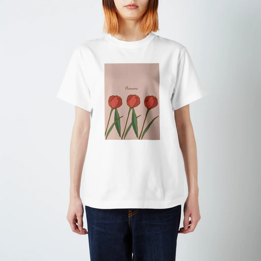 sacchimo_designの春チューリップ スタンダードTシャツ