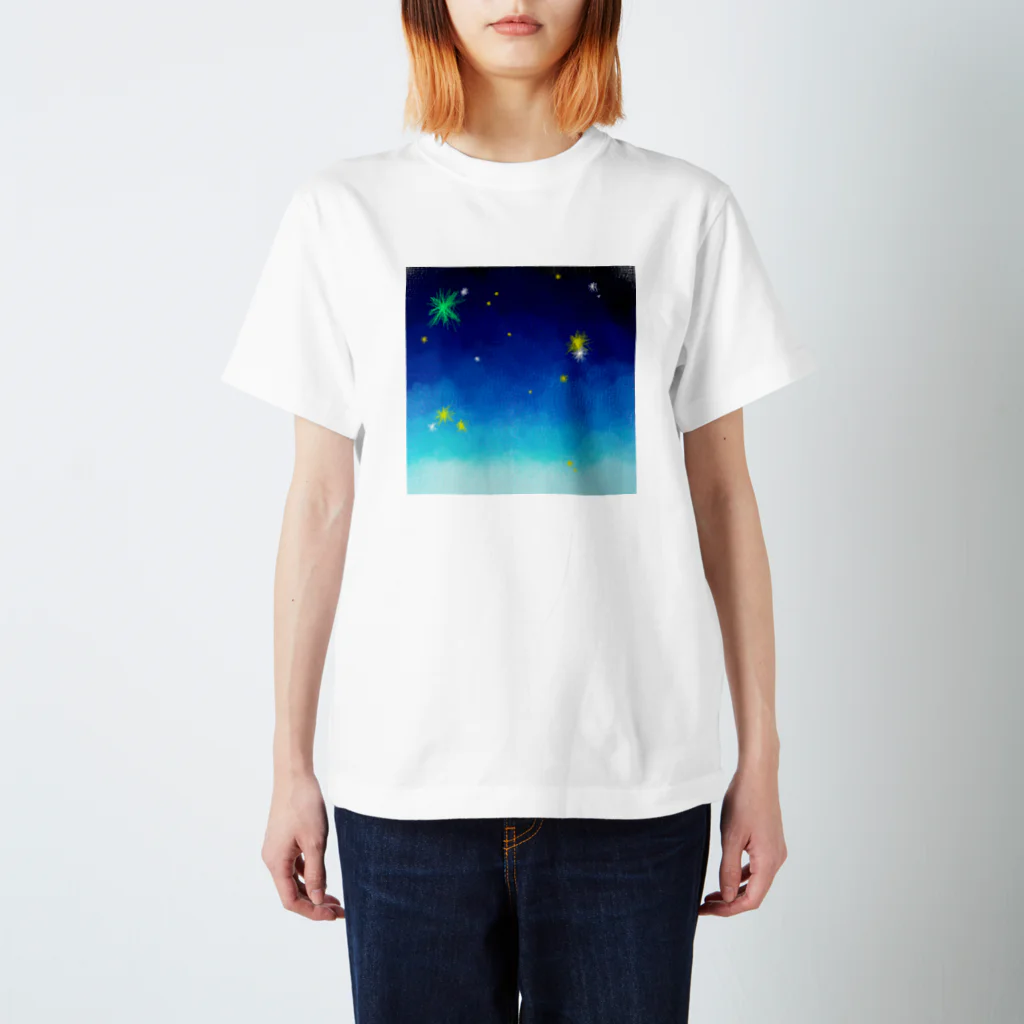 Noise_cityの星空。 スタンダードTシャツ