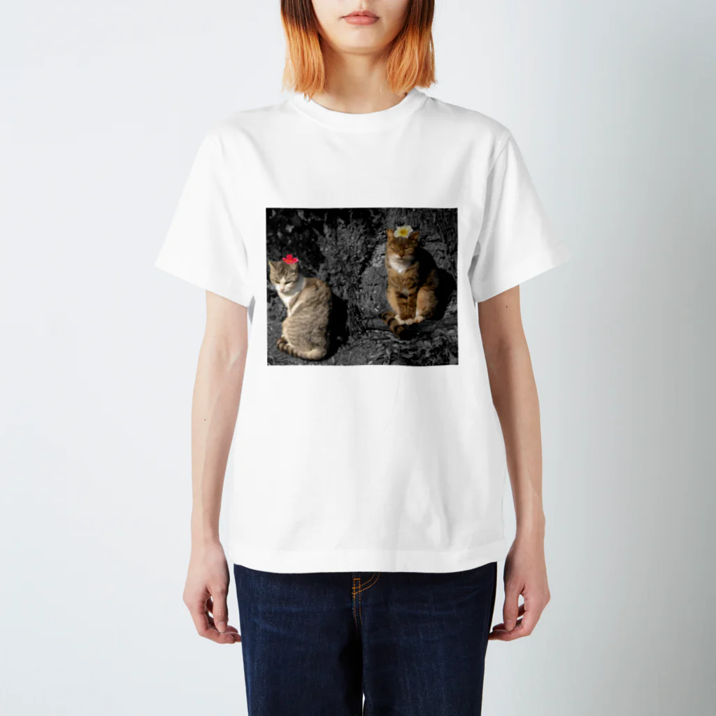 uco のFlower &  Cat スタンダードTシャツ