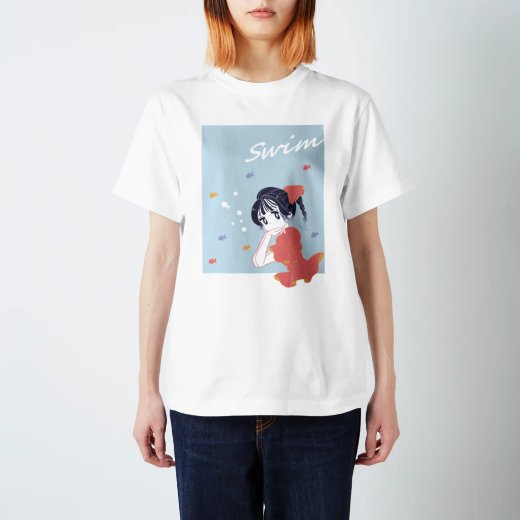 kyami_kyamiの金魚ちゃん スタンダードTシャツ