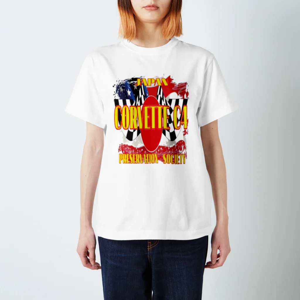SIMENO  BASE のC4保存会 Regular Fit T-Shirt