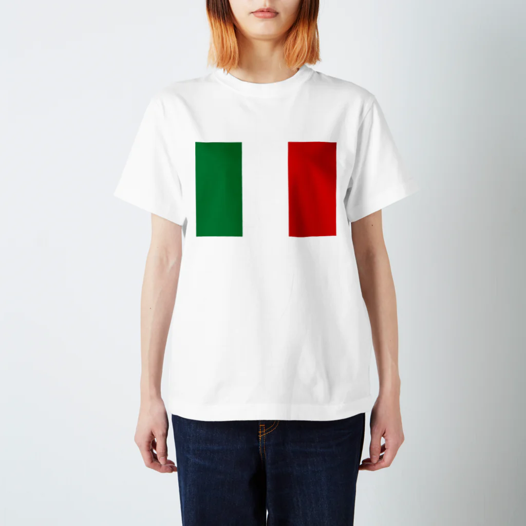 ゴロニャーのダサT屋さんのイタリア代表グッズ #国旗 Regular Fit T-Shirt