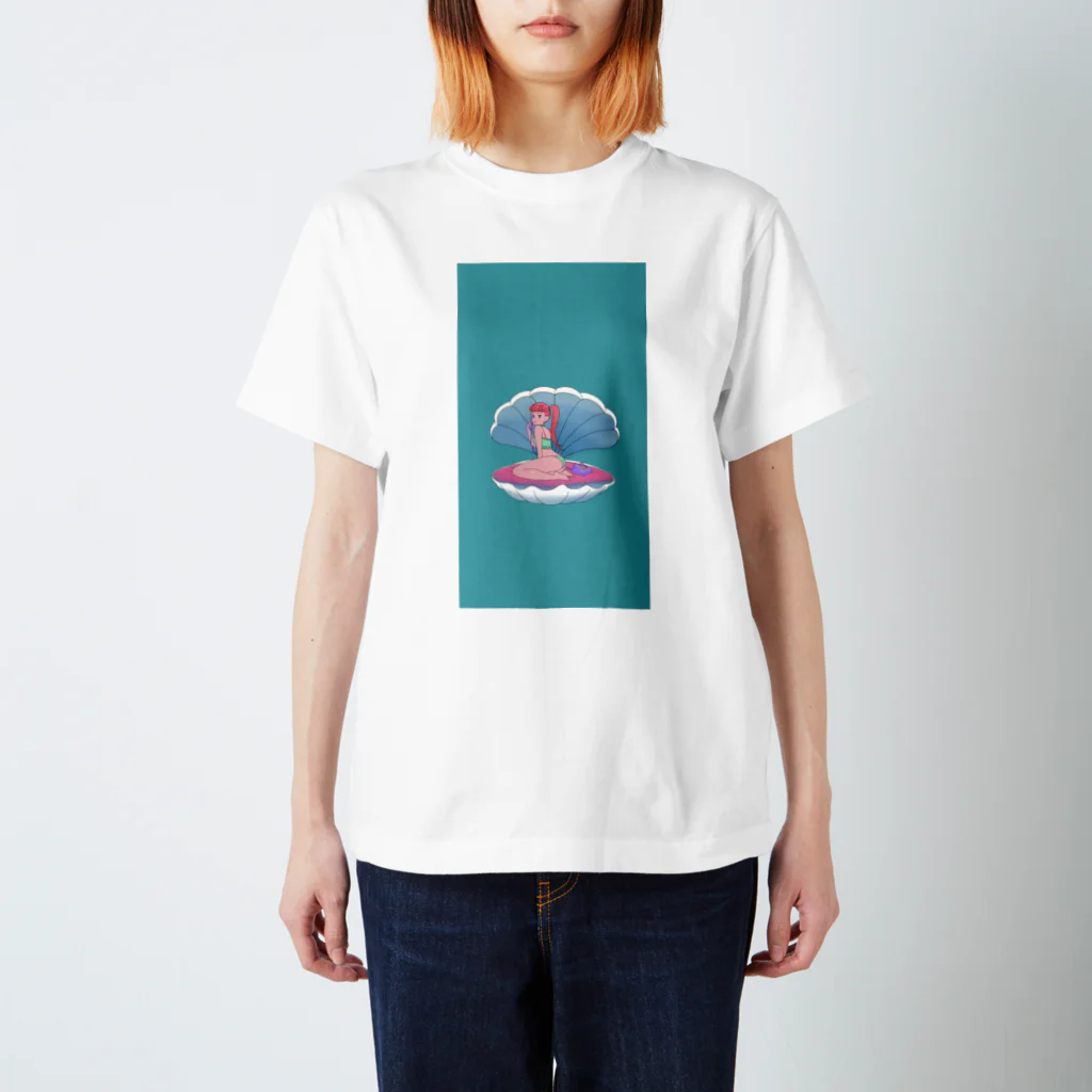 レズっ娘クラブのseashell bed スタンダードTシャツ