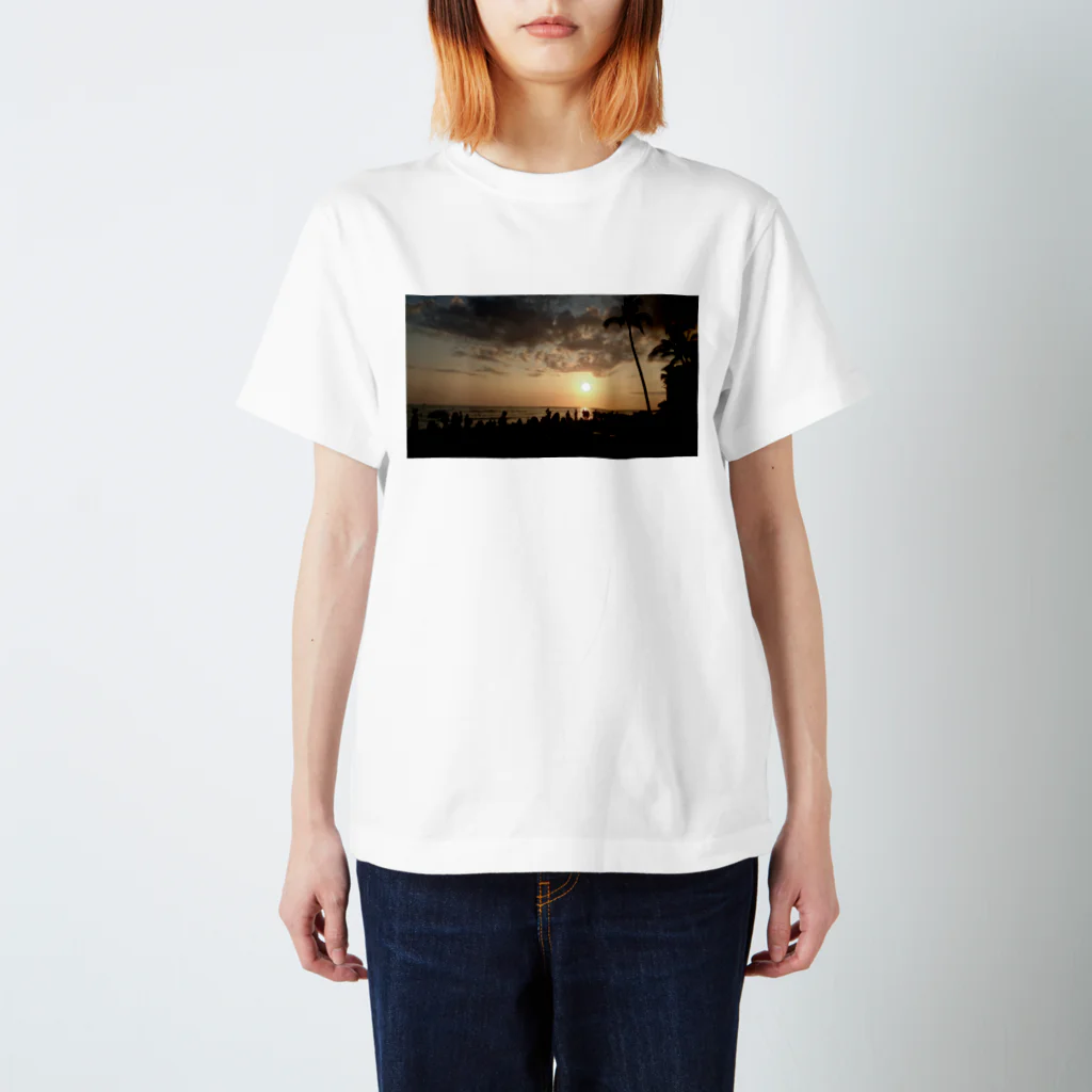 gajumaruのsunset in Hawaii スタンダードTシャツ