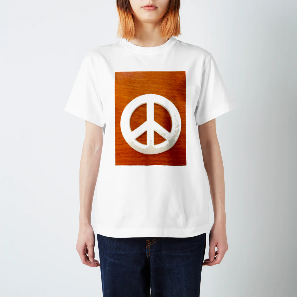 shanbalaのpeace mark Regular Fit T-Shirt