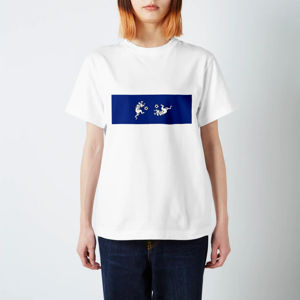 WAMI ARTの蹴球ウサ スタンダードTシャツ