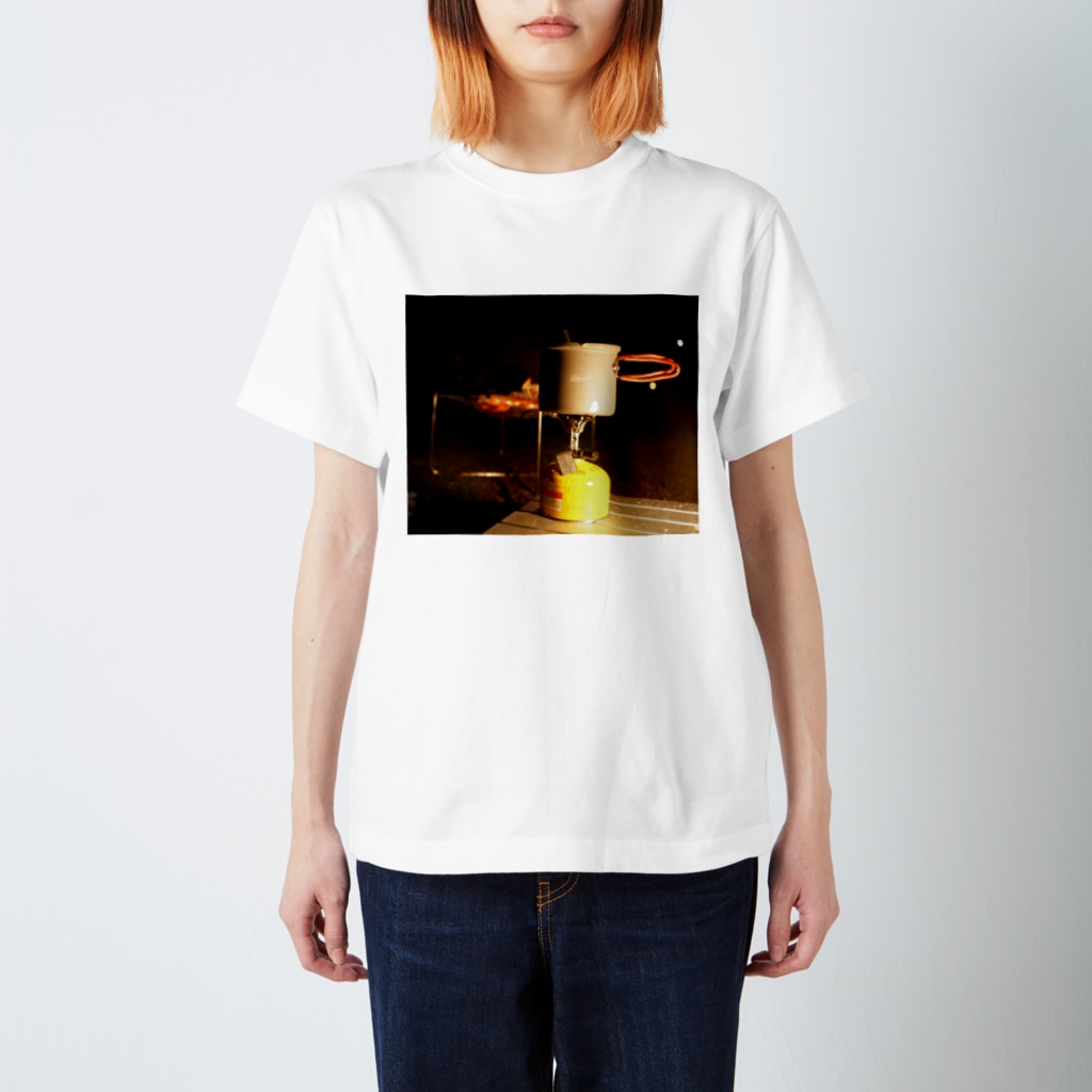 yosiのコッヘルとバーナーと焚き火 Regular Fit T-Shirt