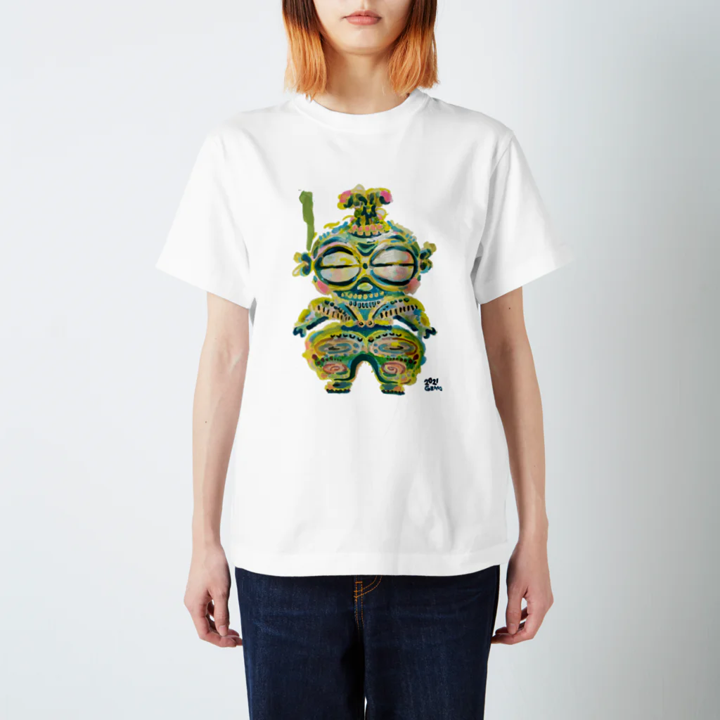 Gemo こうだともこのげもげも土偶 Regular Fit T-Shirt