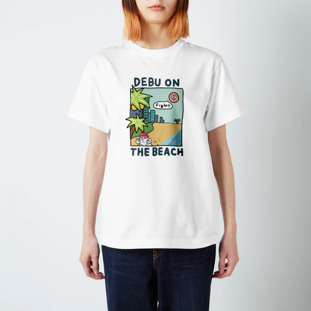 GOOD DYA MARKETのDEBU ON THE BEACH スタンダードTシャツ