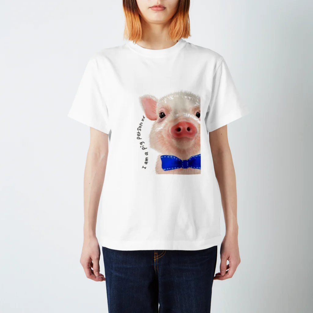 ちまき茶屋のわたしはブタ派 Regular Fit T-Shirt