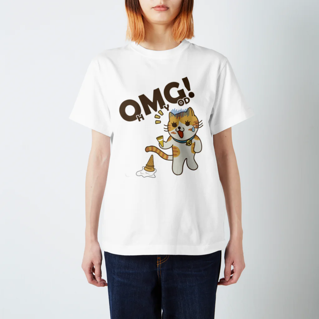 楽猫楽描しげ屋のOMG! Regular Fit T-Shirt