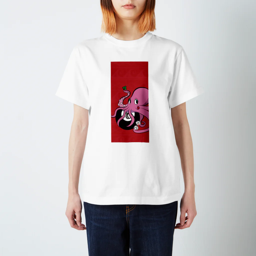 FunnyStinkyDesign co.のOcto_luck スタンダードTシャツ