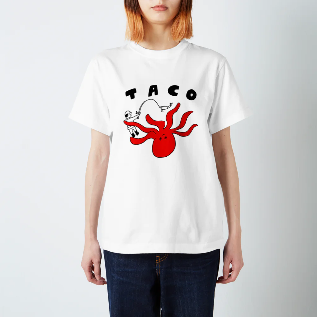 花くまゆうさくのタコ Regular Fit T-Shirt