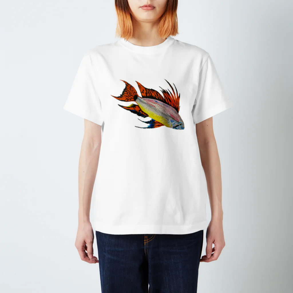 Coshi-Mild-Wildのアピストグラマ・カカトゥオイデス‼️ Regular Fit T-Shirt