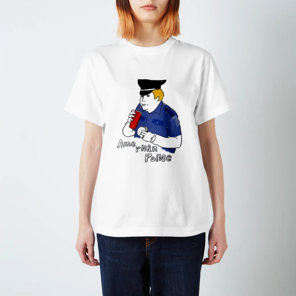 matsuorrrのAmerican Police Regular Fit T-Shirt