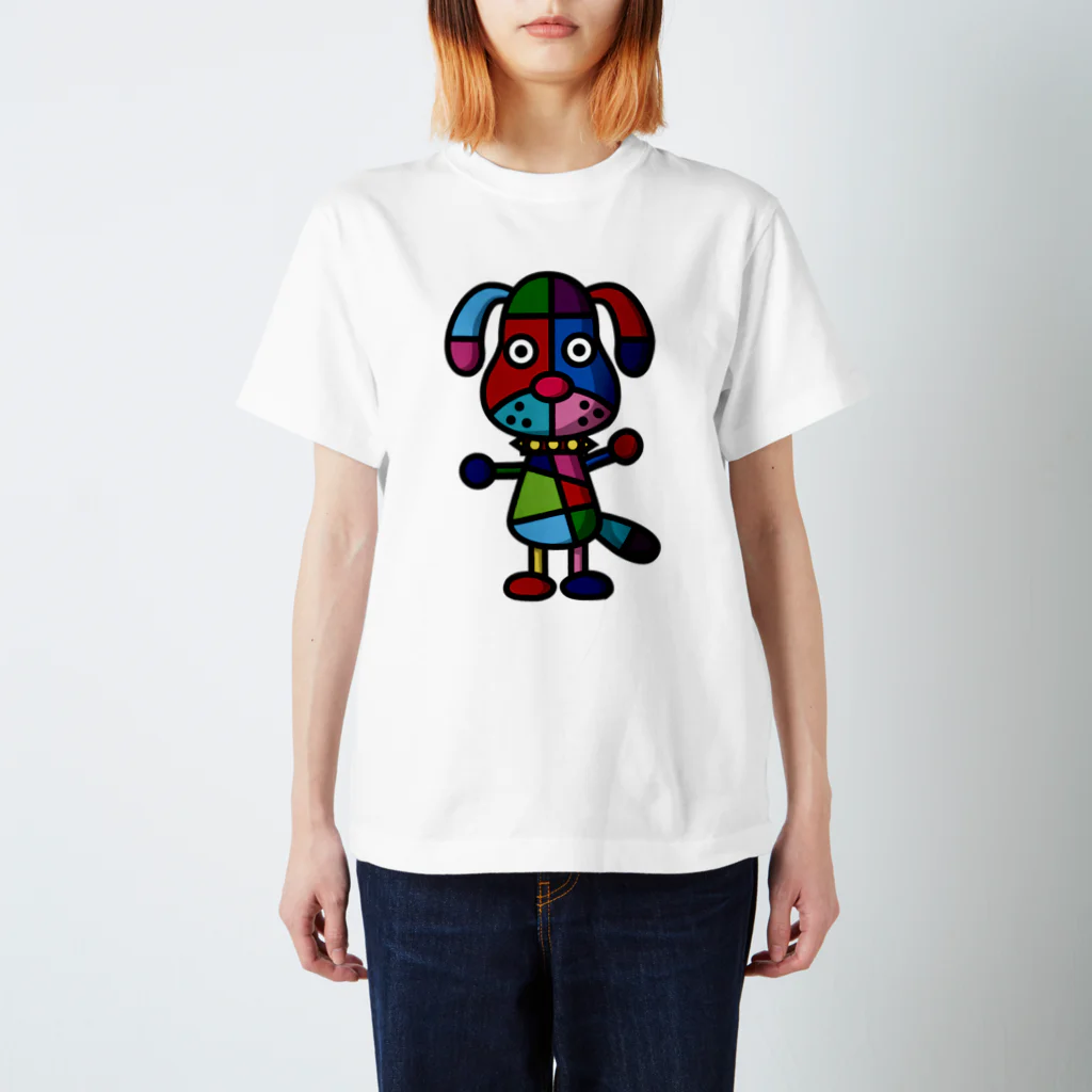 Ｃａｃａｔｓのcolorful dog スタンダードTシャツ