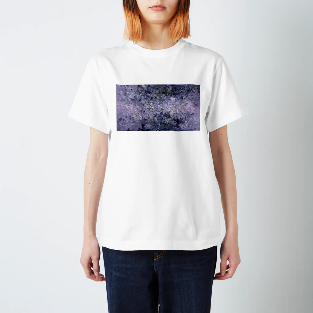 空歩く人々の花吹雪 スタンダードTシャツ