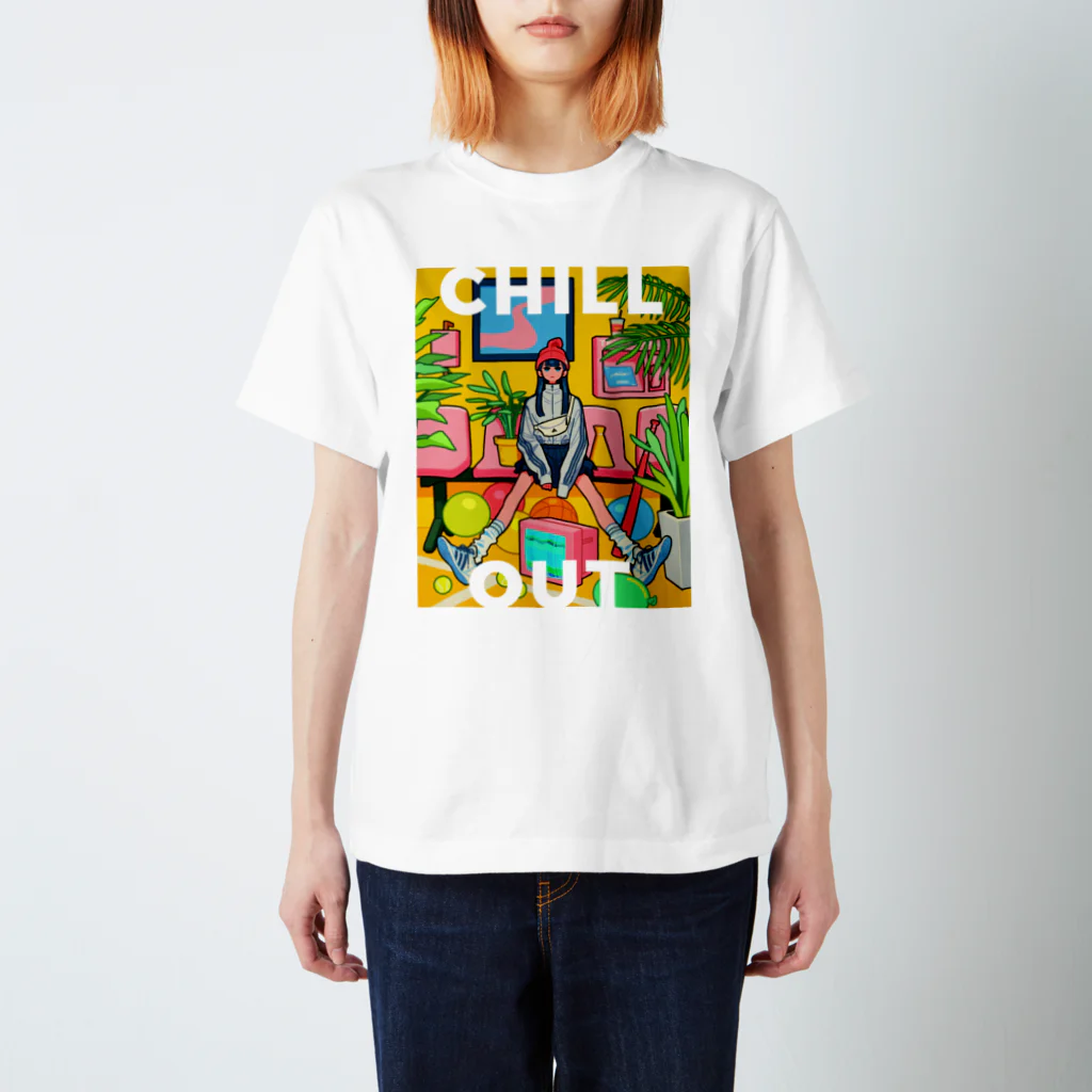 美好よしみのCHILL OUT スタンダードTシャツ