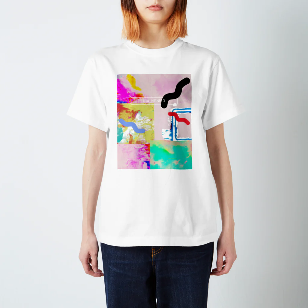 POWAQAのアートグラフィックTシャツ Regular Fit T-Shirt