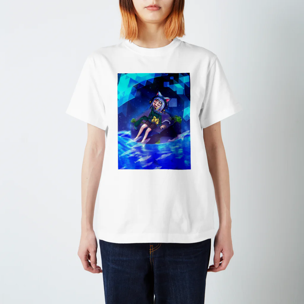 さらだの星影またたく波の花 Regular Fit T-Shirt