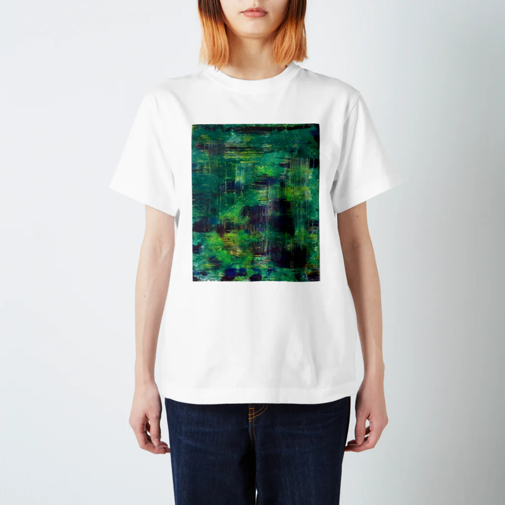 マイペースカフェのKenMatsuo ドローイング　garden Regular Fit T-Shirt