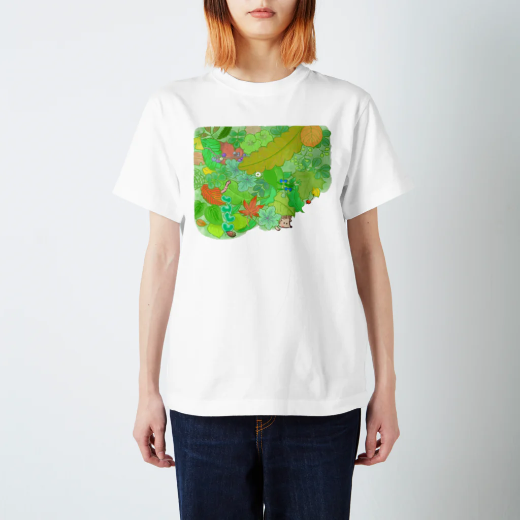 ＋kohの庭のハリネズミくん Regular Fit T-Shirt