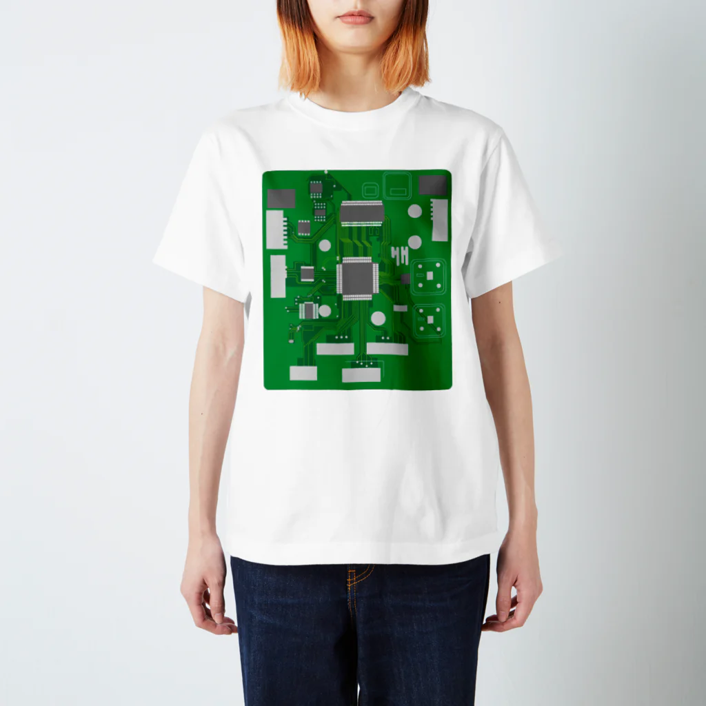 kamoto workaholicの機械パーツ スタンダードTシャツ