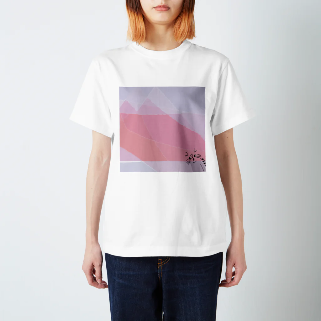 mapechiのトラネコしまお、カメレオンになる Regular Fit T-Shirt