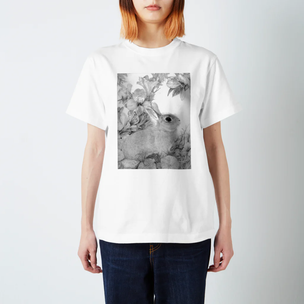 ここだけの銅版画SHOPのうさぎシリーズ２ Regular Fit T-Shirt